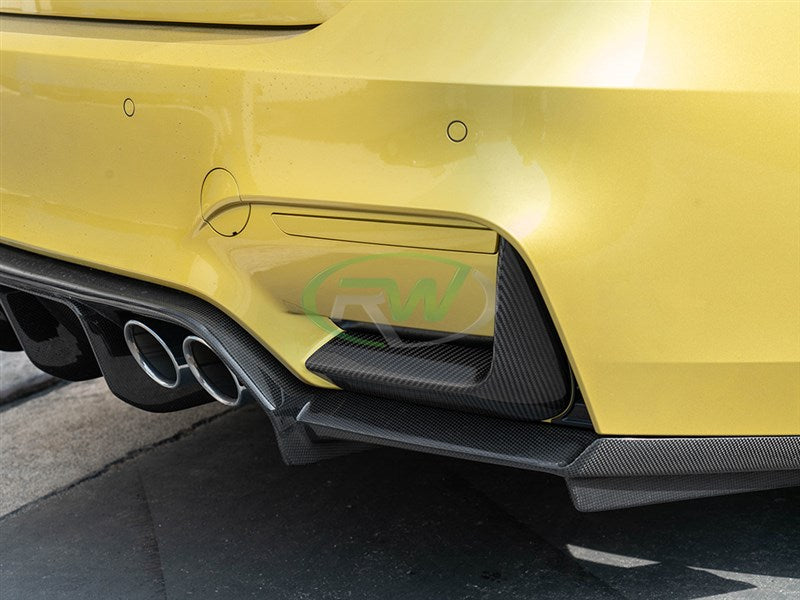 BMW F8X M3/M4 CF Rear Bumper Splitters