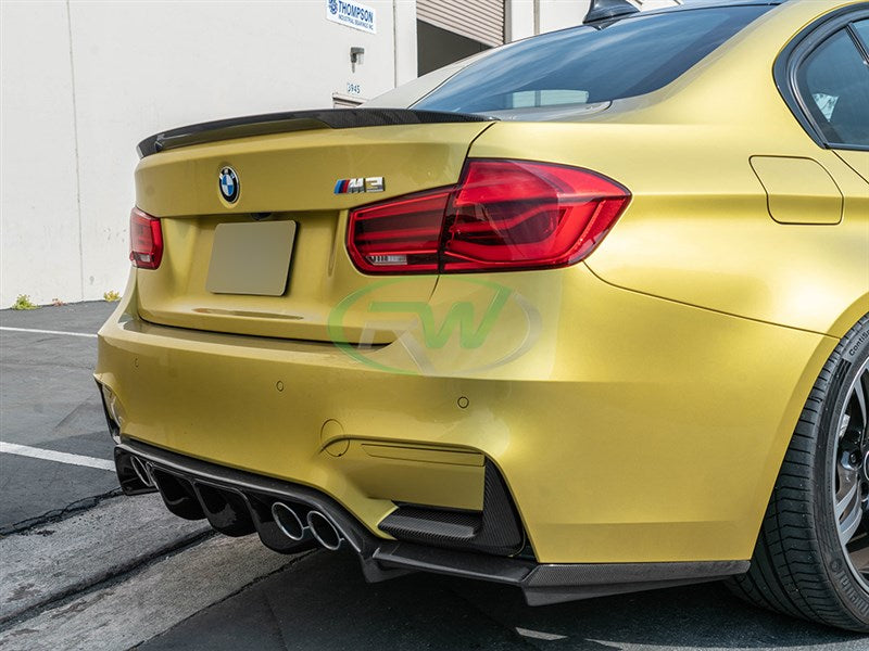 BMW F8X M3/M4 CF Rear Bumper Splitters