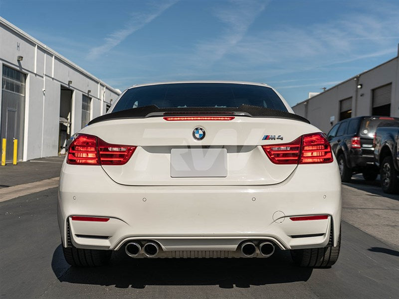 BMW F33/F83 M4 Style Carbon Fiber Trunk Spoiler