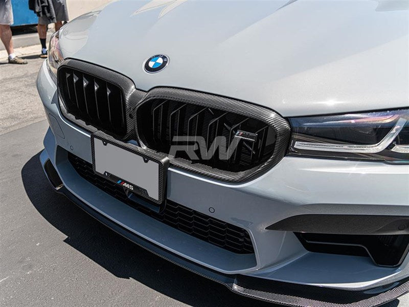 BMW F90 M5 LCI Carbon Fiber Grille Surrounds (2021+)