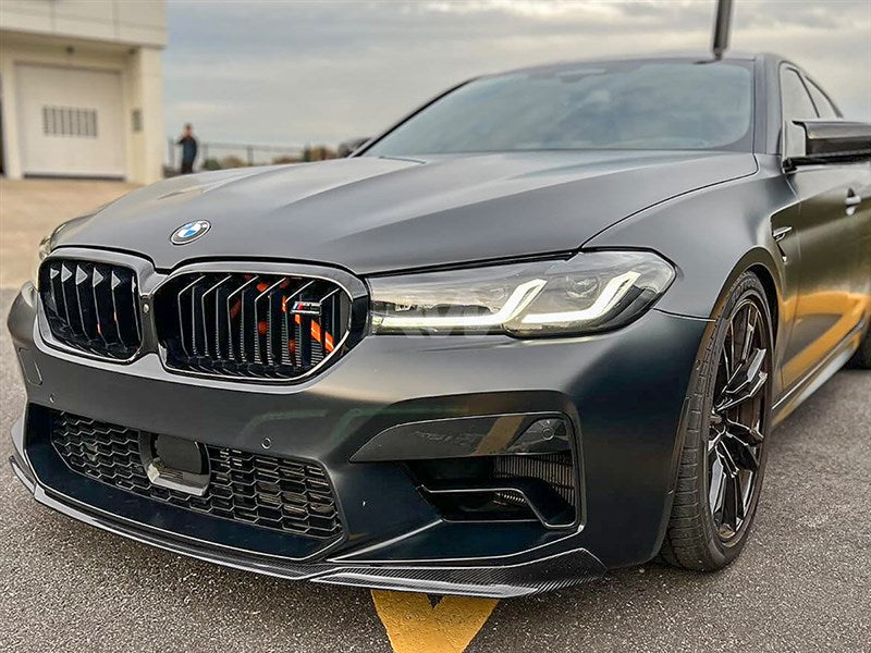 BMW F90 M5 LCI CS Style Full Carbon Fiber Front Lip