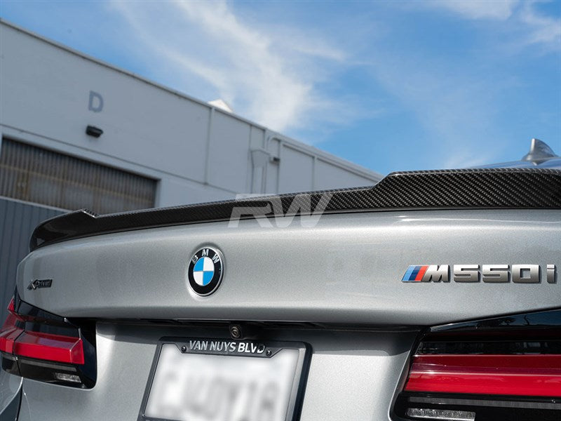 BMW G30 F90 CS Style Carbon Fiber Trunk Spoiler