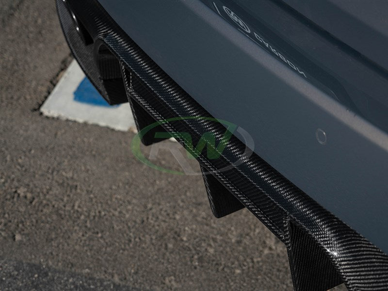 BMW F90 M5 RWS Carbon Fiber Rear Diffuser