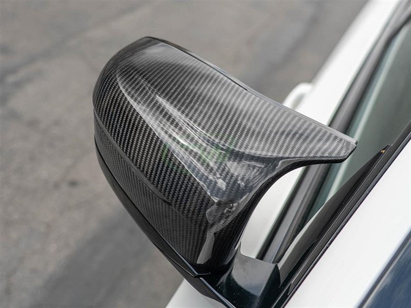 BMW M5 M8 Carbon Fiber Mirror Cap Replacements