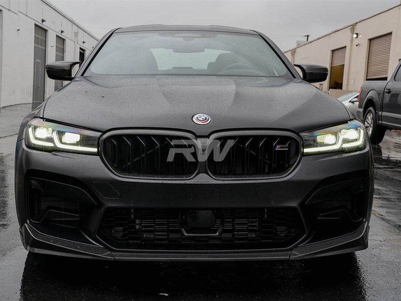 BMW F90 M5 LCI Performance V2 Carbon Fiber Front Lip Spoiler