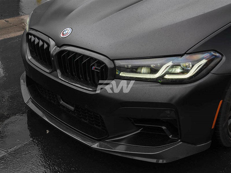 BMW F90 M5 LCI Performance V2 Carbon Fiber Front Lip Spoiler