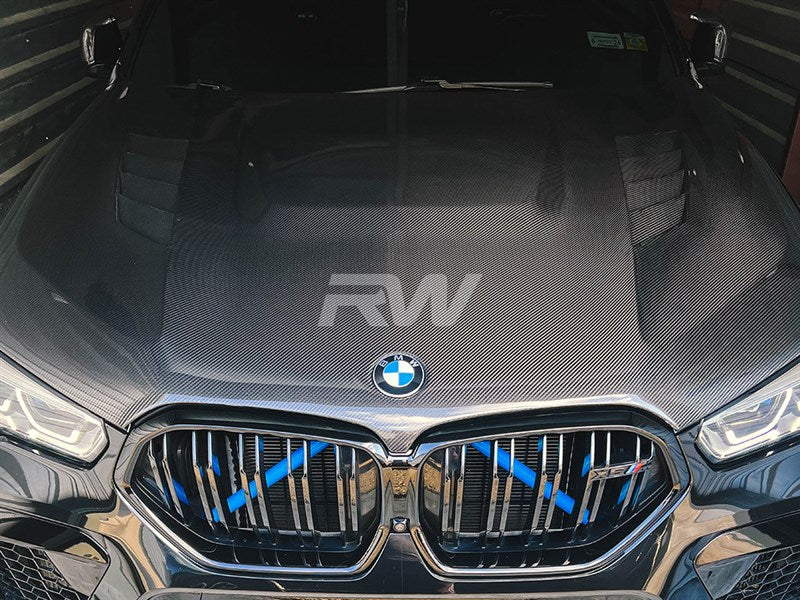 BMW G06 X6 F96 X6M Full Carbon Fiber Hood