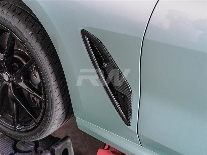 BMW G14 G15 G16 8 Series Carbon Fiber Fender Trims