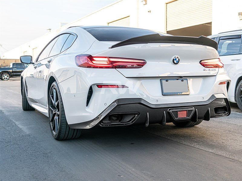 BMW G16 8-Series Gran Coupe Carbon Fiber Diffuser