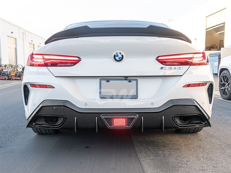 BMW G16 8-Series Gran Coupe Carbon Fiber Diffuser