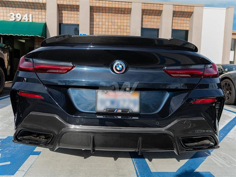 BMW G16 8-Series Full Carbon Fiber 3D Diffuser