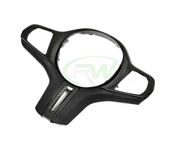 BMW 8 Series M8 Carbon Fiber Alcantara Steering Wheel Trim