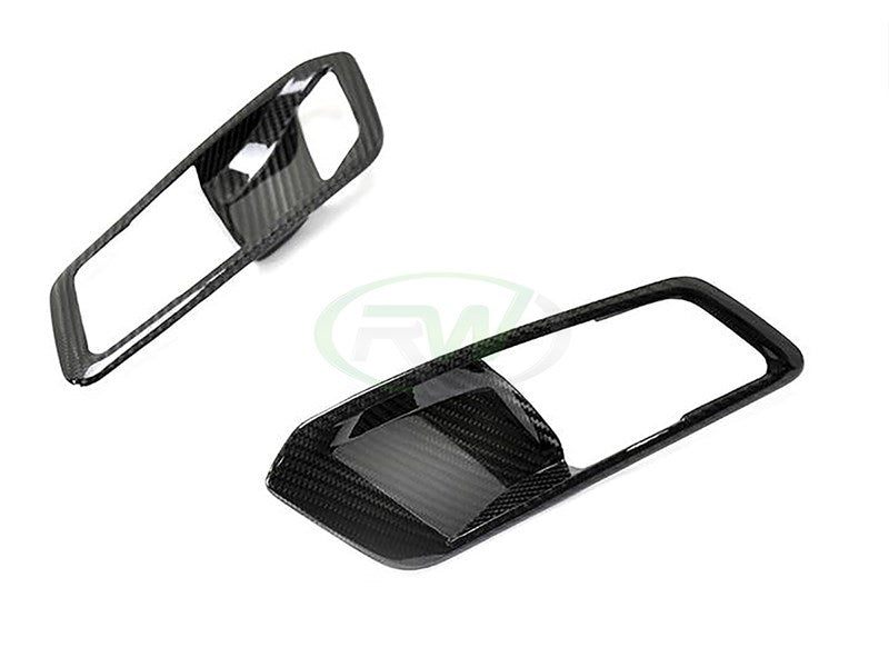 BMW G20 Carbon Fiber Interior Door Handle Trims