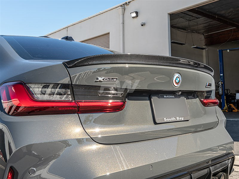 BMW G20 G80 3D Style Carbon Fiber Trunk Spoiler