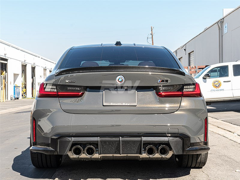 BMW G20 G80 3D Style Carbon Fiber Trunk Spoiler