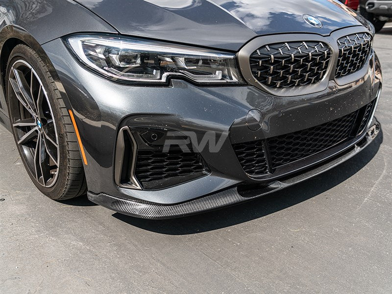 BMW G20 3D Style Carbon Fiber Front Lip Spoiler