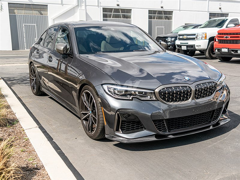 BMW G20 3D Style Carbon Fiber Front Lip Spoiler