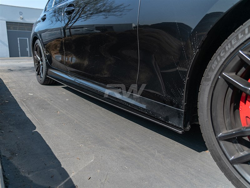 BMW G20 3 Series CF Side Skirt Extensions