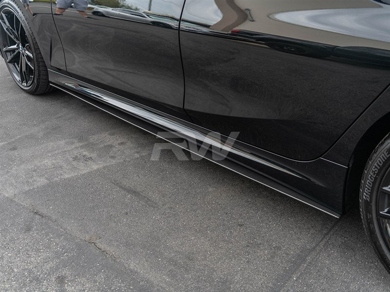 BMW G20 3 Series CF Side Skirt Extensions