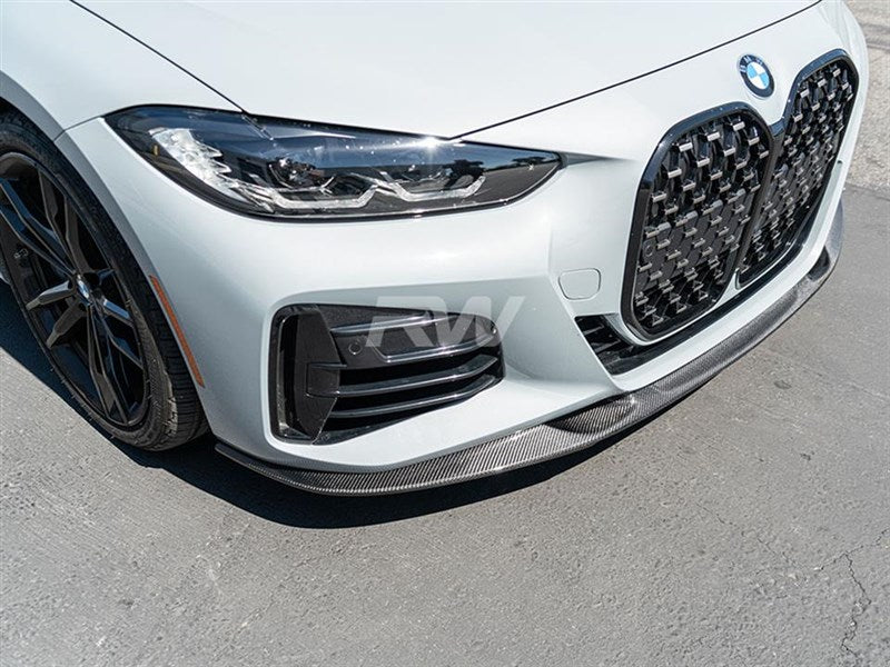 BMW G22 G23 4-Series 3D Style Carbon Fiber Front Lip