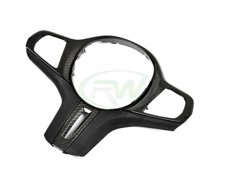 BMW G22 G29 G42 CF Alcantara Steering Wheel Trim