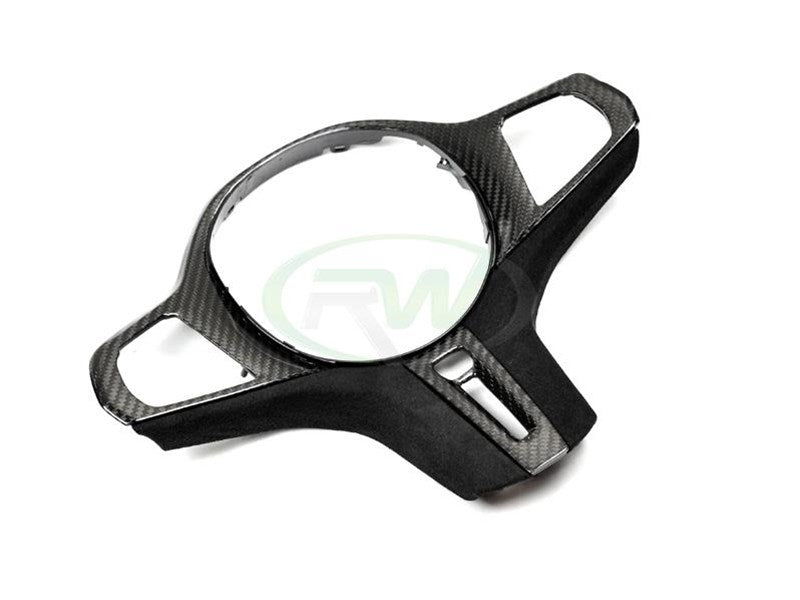 BMW G22 G29 G42 CF Alcantara Steering Wheel Trim