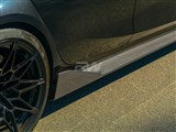 BMW G80 M3 Performance Style Carbon Fiber Side Skirt Extensions