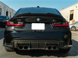 BMW G8X Carbon Fiber Diffuser Trim