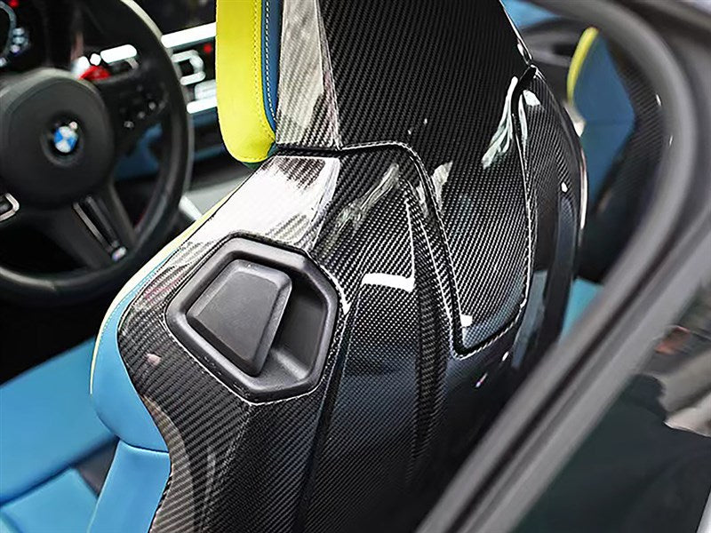 BMW G80 M3 Carbon Fiber Seat Backs