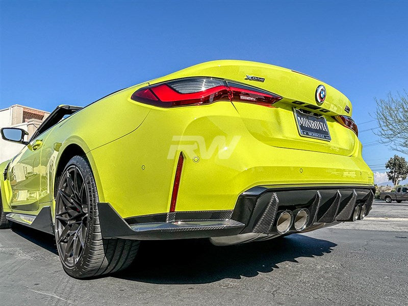 BMW G82/G83 M4 CF Performance Style Diffuser Sides