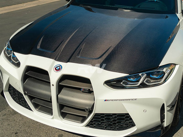 BMW G8X M3/M4 OEM Style Carbon Fiber Hood — Manji
