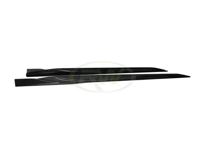 BMW i4 Full Carbon Fiber Side Skirt Extensions