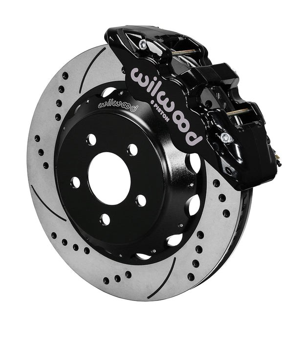 Wilwood Front Aero-6 15” Drilled and Slotted Rotor Big Brake Kit - 140-13887-D