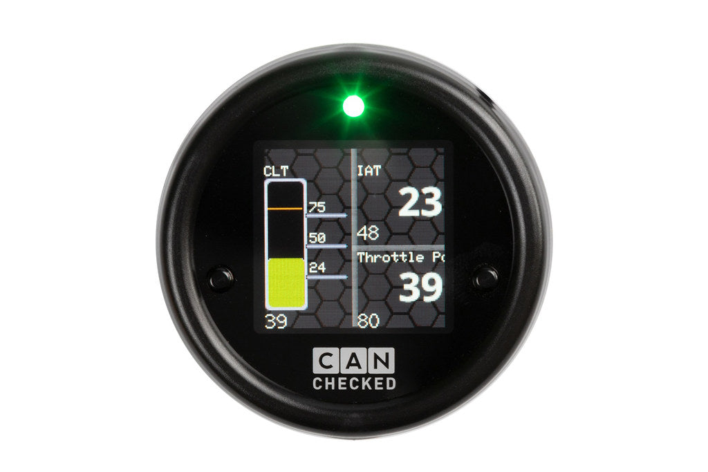 CANchecked MFD15 Multi Function Universal Display | 1.5" Gen2 with OBD Cable