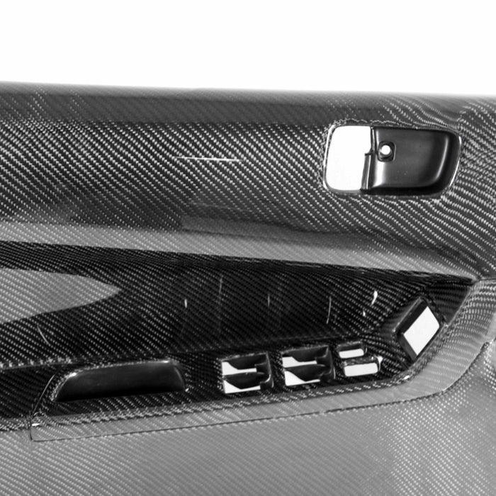 Carbon Fiber Front Door Panels For 2008-2015 Mitsubishi Lancer EVO X