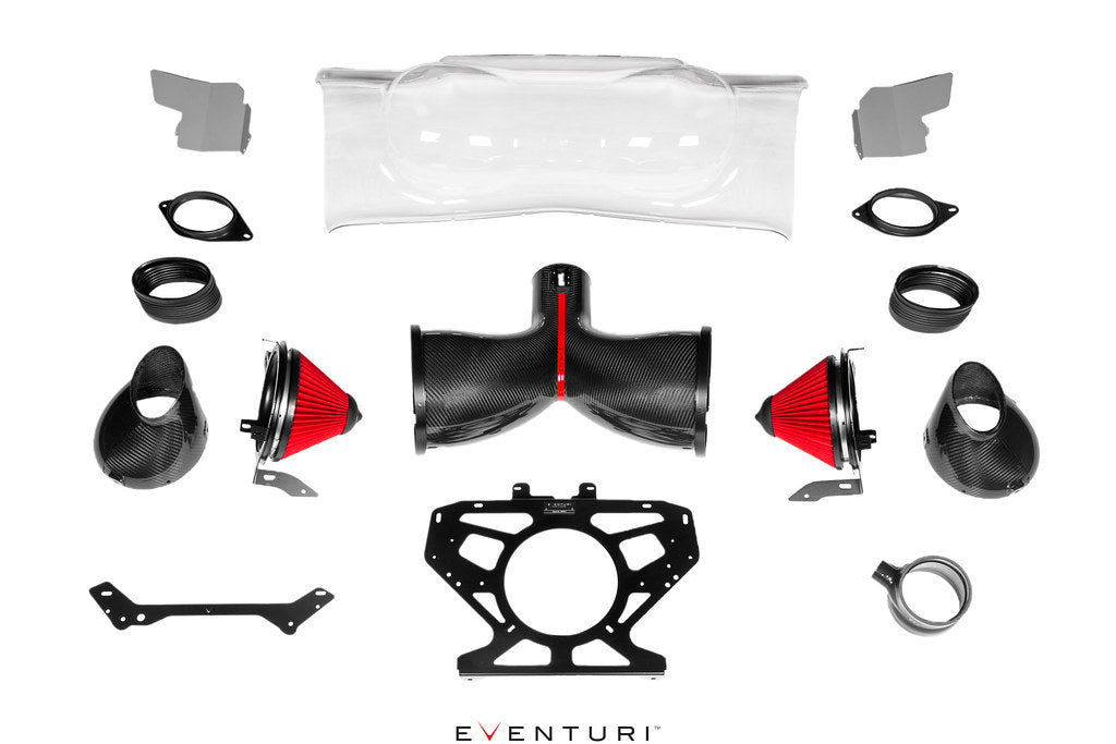 Eventuri Chevrolet C8 Corvette Hard-Top Convertible Black Carbon Intake System