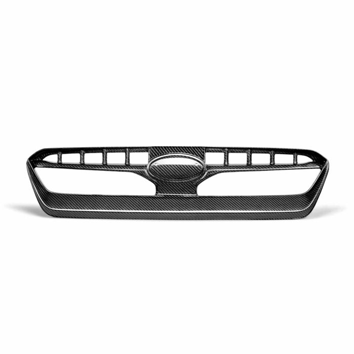 OEM-Style Carbon Fiber Front Grille For 2015-2017 Subaru WRX/STi