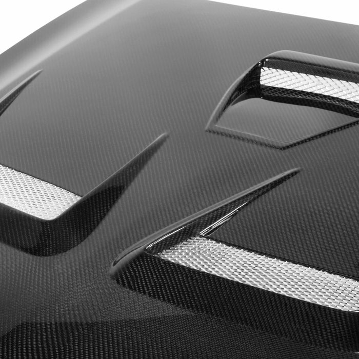 CW-Style Carbon Fiber Hood For 2004-2008 Acura TL