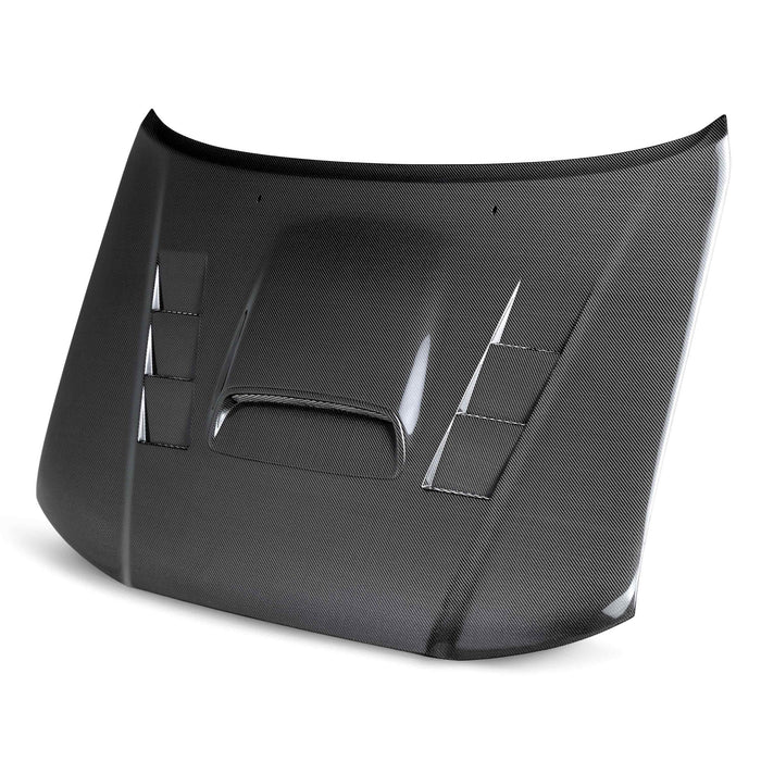 TS-Style Carbon Fiber Hood For 2005-2011 Toyota Tacoma