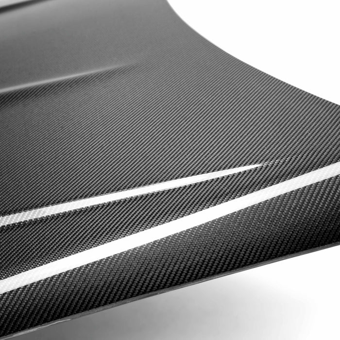 GT-Style Carbon Fiber Hood For 2008-2011 Mercedes Benz C-Class (Does Not Fit C-63)