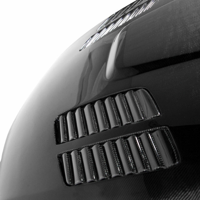 GTR-Style Carbon Fiber Hood For 2009-2011 BMW E90 4DR