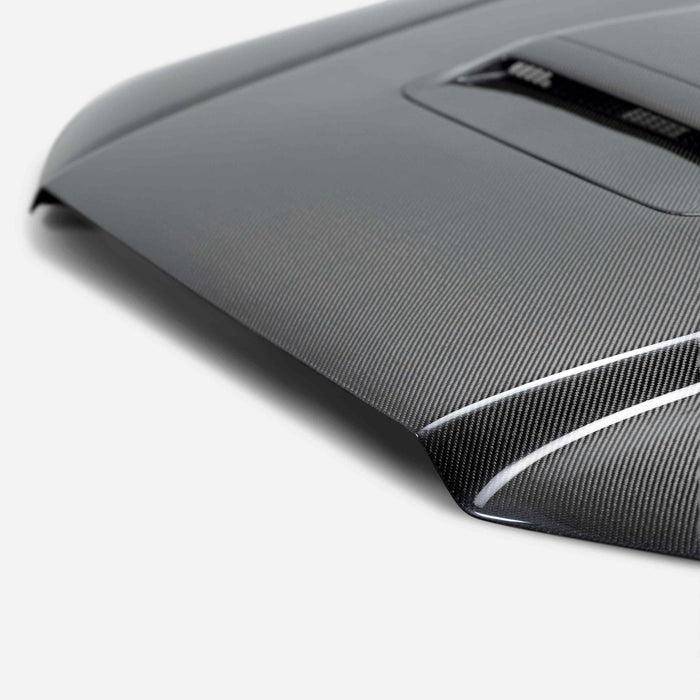 TR-Style Carbon Fiber Hood For 2012-2015 Toyota Tacoma