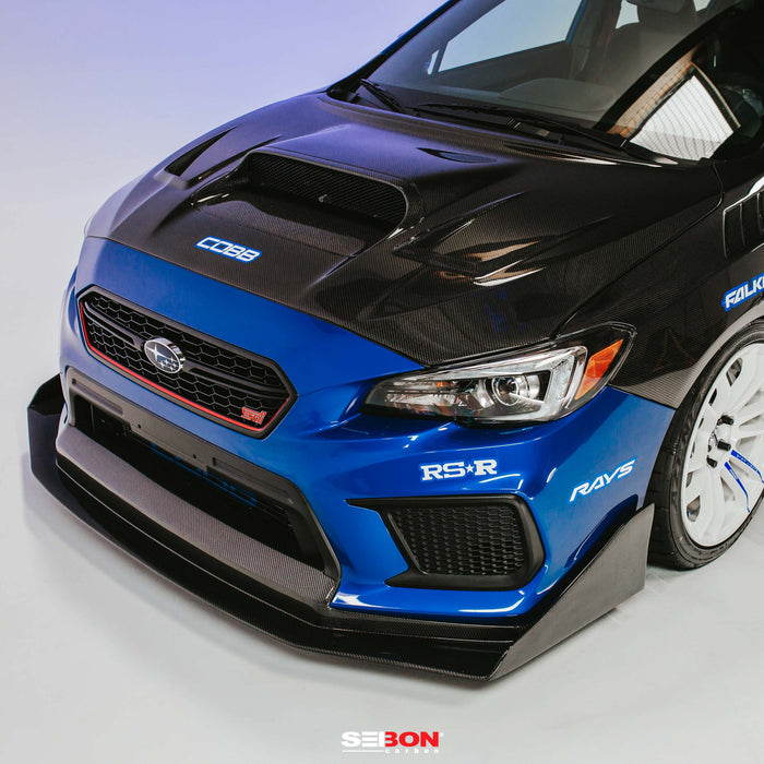 VS-Style Carbon Fiber Hood For 2015-2021 Subaru WRX/STi