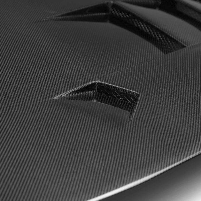 TS-Style Carbon Fiber Hood For 1993-1998 Toyota Supra