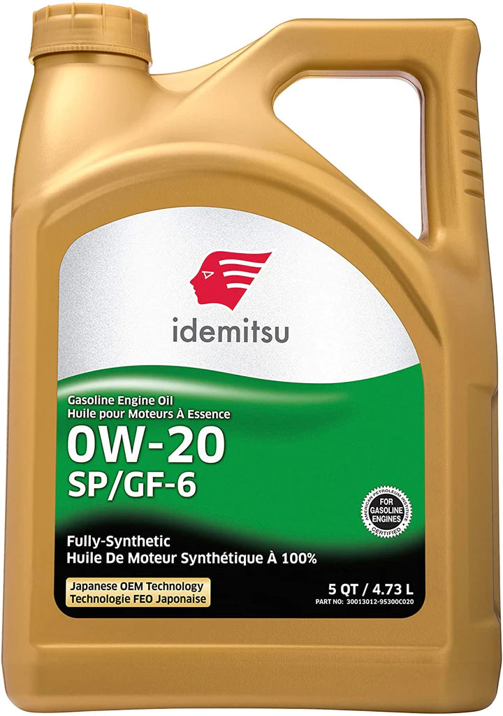 Idemitsu Full Synthetic 0W-20 Engine Oil SP/GF-6-5 Quart (30013012