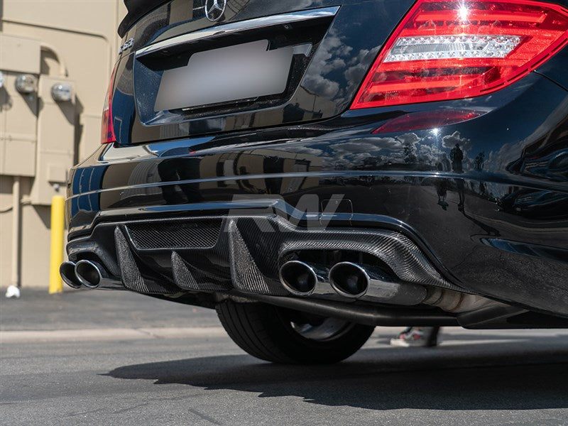 Mercedes W204 C63 DTM Carbon Fiber Rear Diffuser