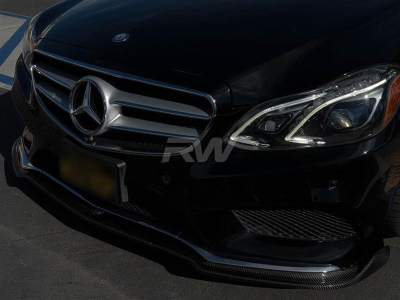 Mercedes W212 14+ Sport Carbon Fiber Front Lip