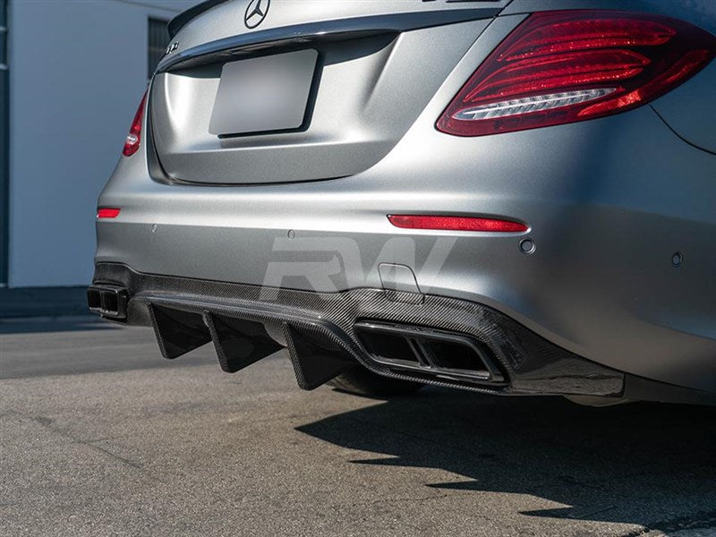 Mercedes W213 E63S Carbon Fiber Rear Diffuse