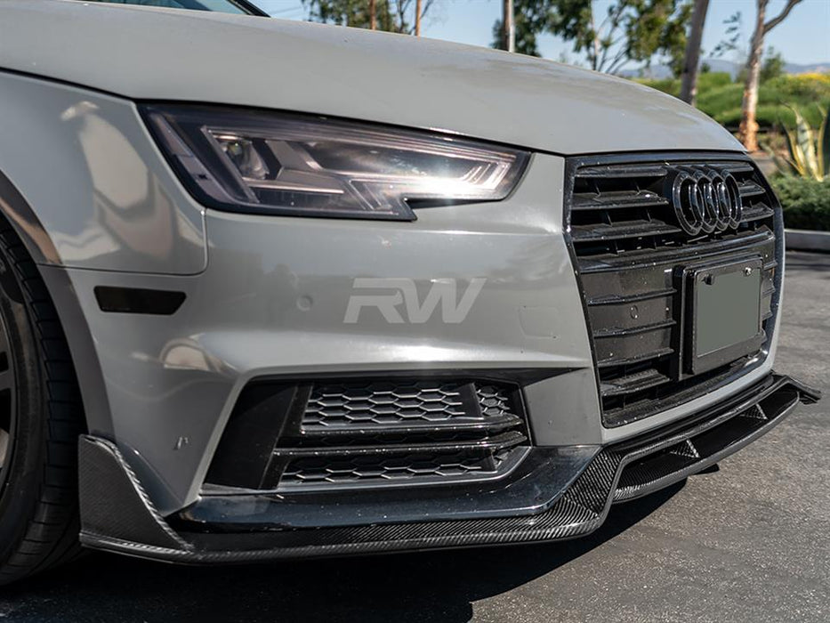 Audi S4 A4 S Line 17-19 DTM Carbon Fiber Front Lip