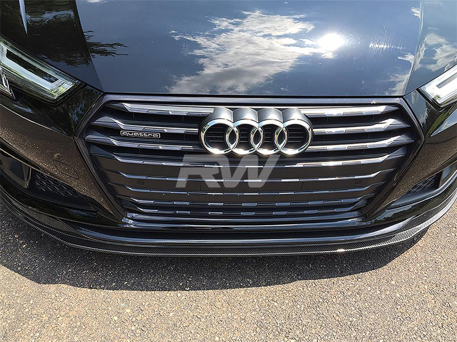 Audi B9 A4 S4 Carbon Fiber Front Lip Spoiler 19-20